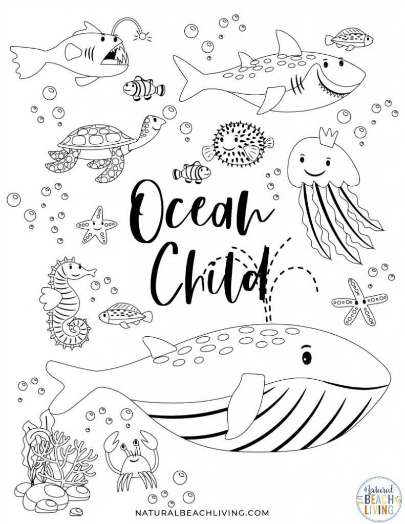 free printable ocean worksheets for preschoolers