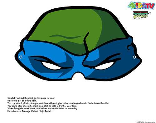 tmnt mask printable