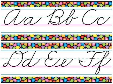 free printable cursive alphabet chart