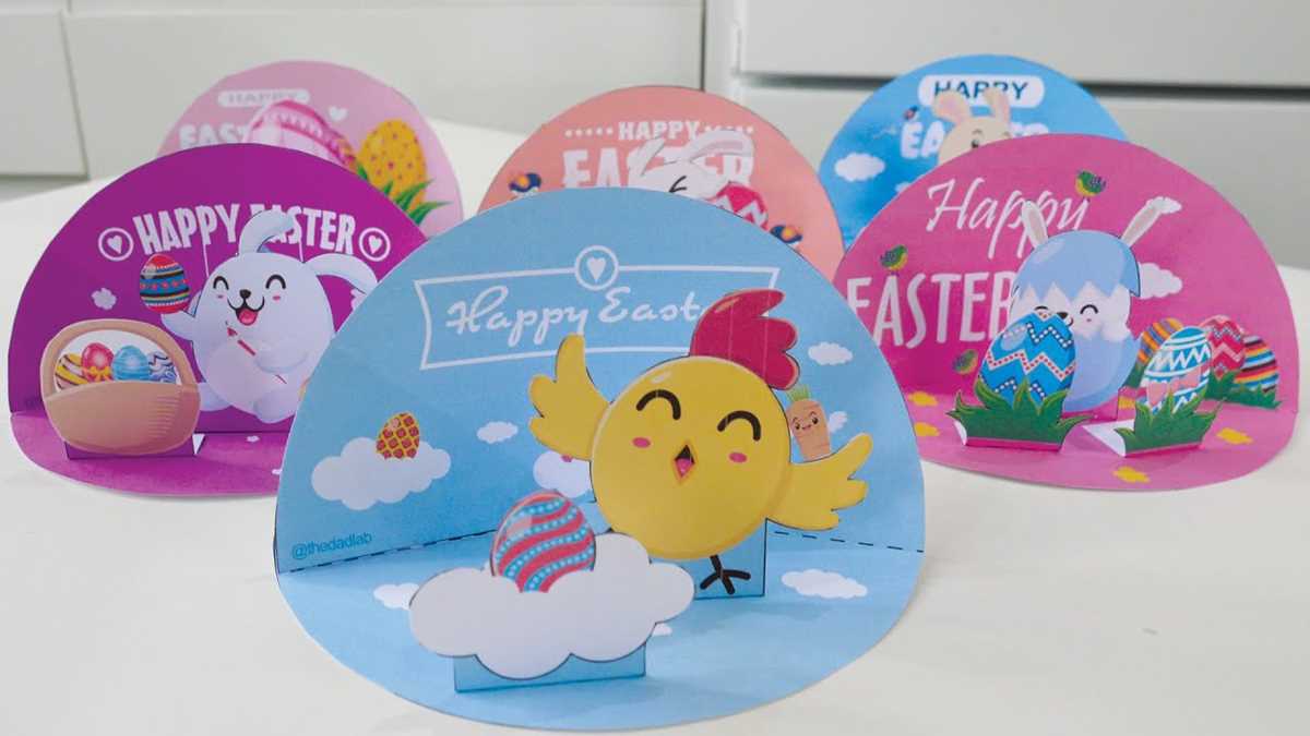 papercraft printable easter crafts
