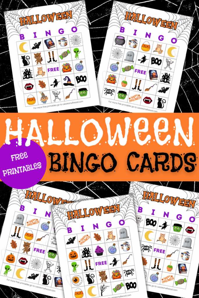 halloween bingo cards printable free