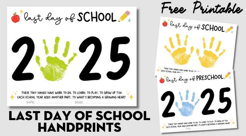 last day of school printable