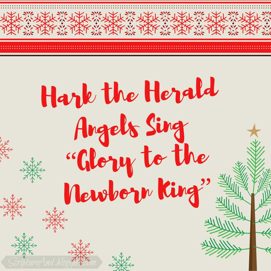 words to hark the herald angels sing printable