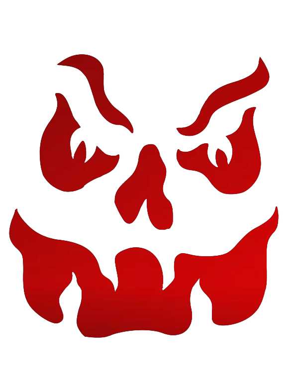 ghost face stencils printable
