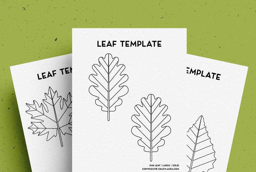 printable leaf pictures