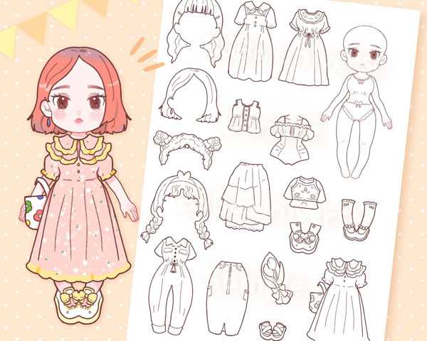 free paper doll printables