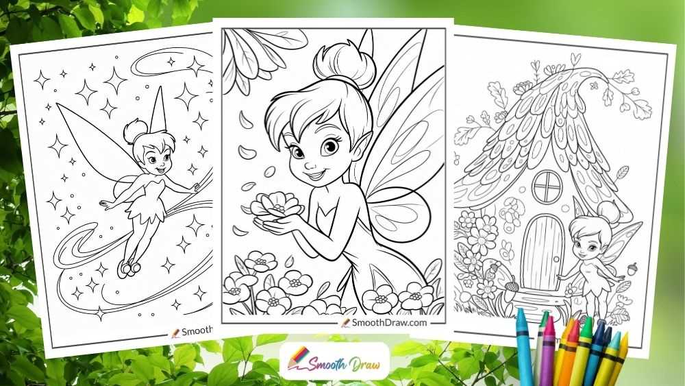tinkerbell coloring printables