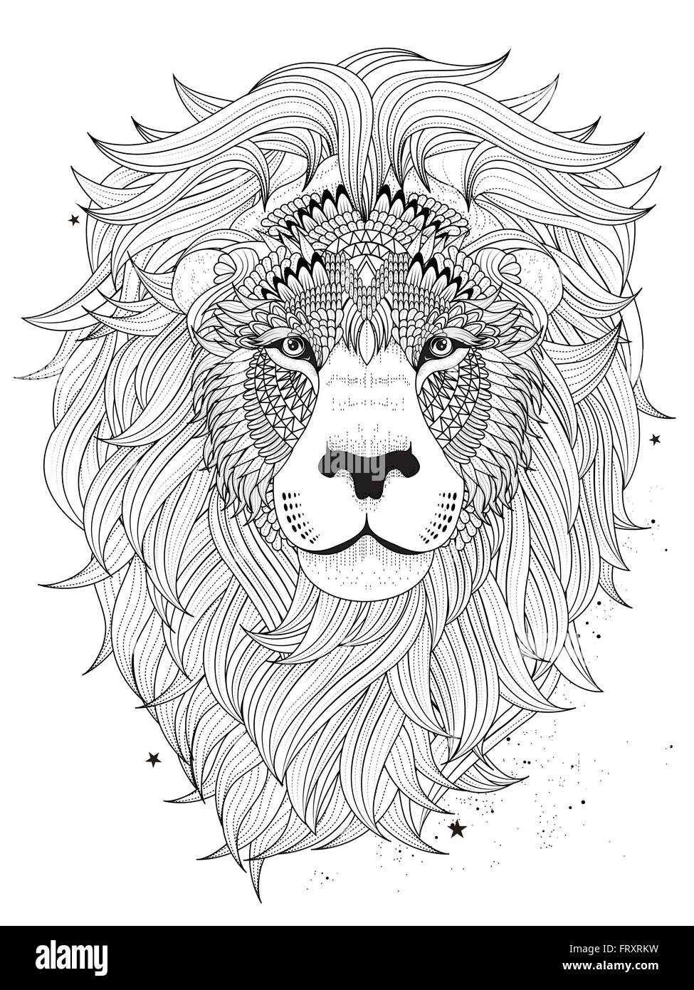 printable coloring pages lion