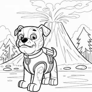 paw patrol printable coloring page