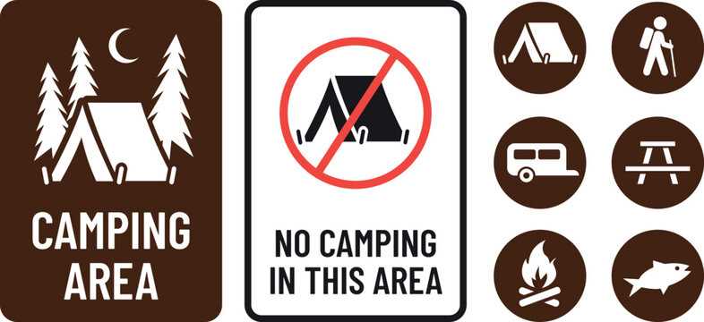 printable campground signs