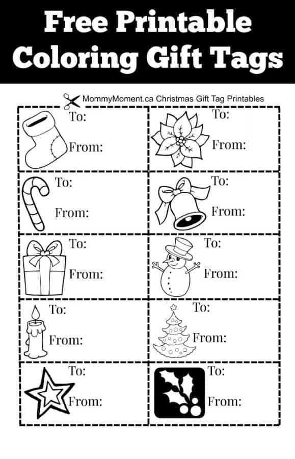 free gift tag printables christmas