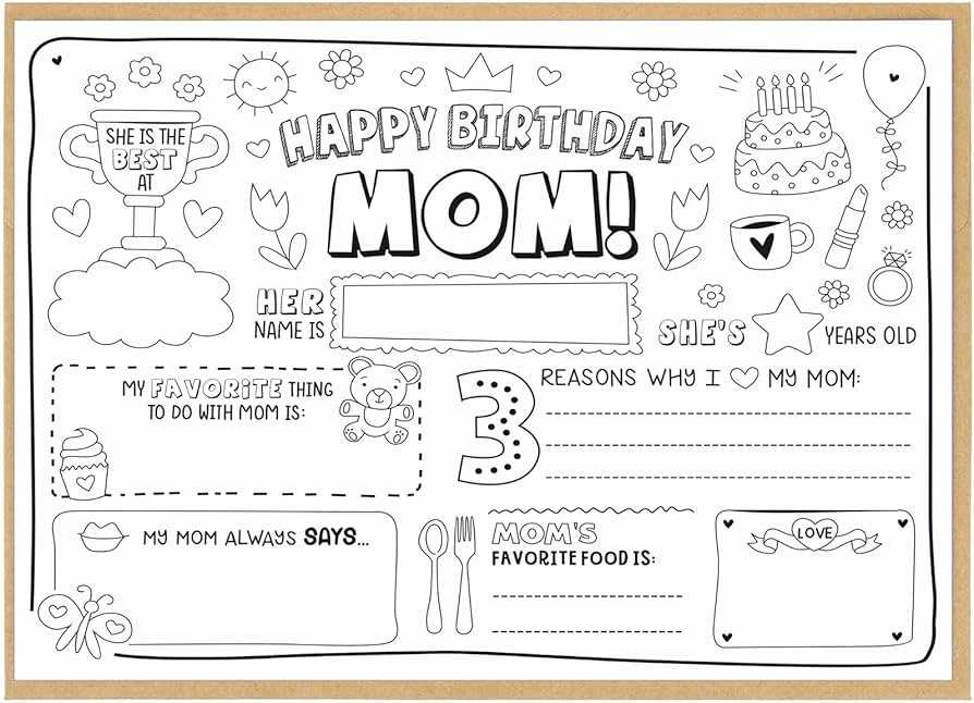 printable colorable birthday cards